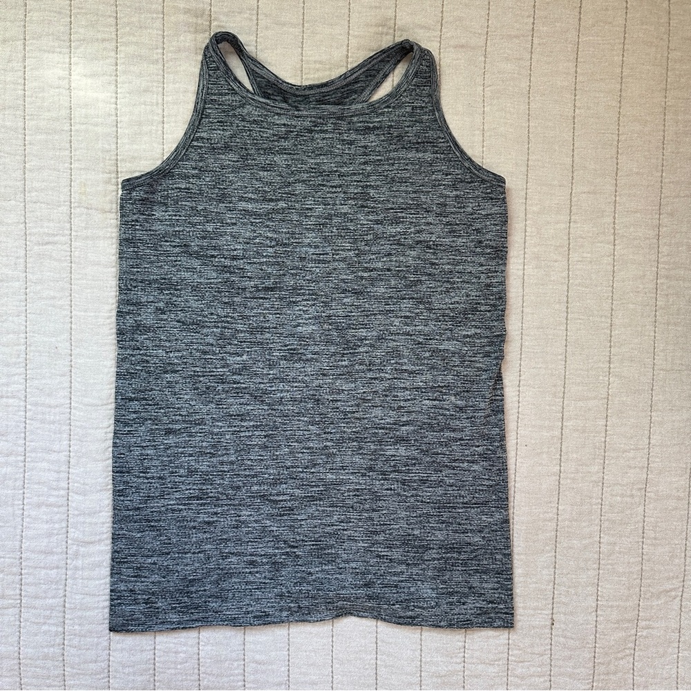 Athleta Women's Gray Racerback Tank Top Size Large